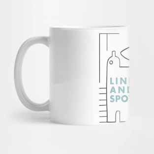 line and spot Mug